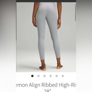 Lululemon align ribbed high-rise leggings